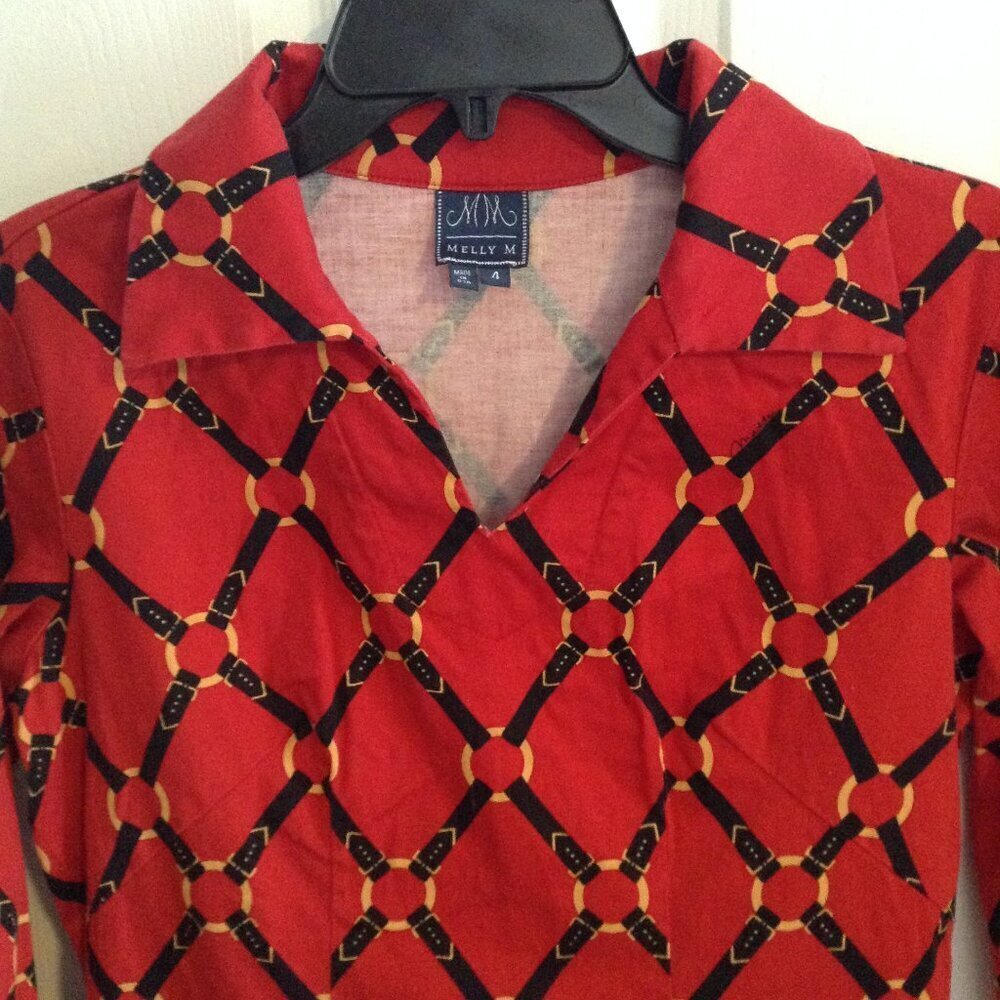 Melly M Shirt Dress size 4; Bohemian, chic, Sporty, Resortwear, Girlhoodcore